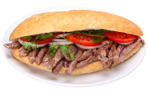 Tam Ekmek Arası Yürek Şiş